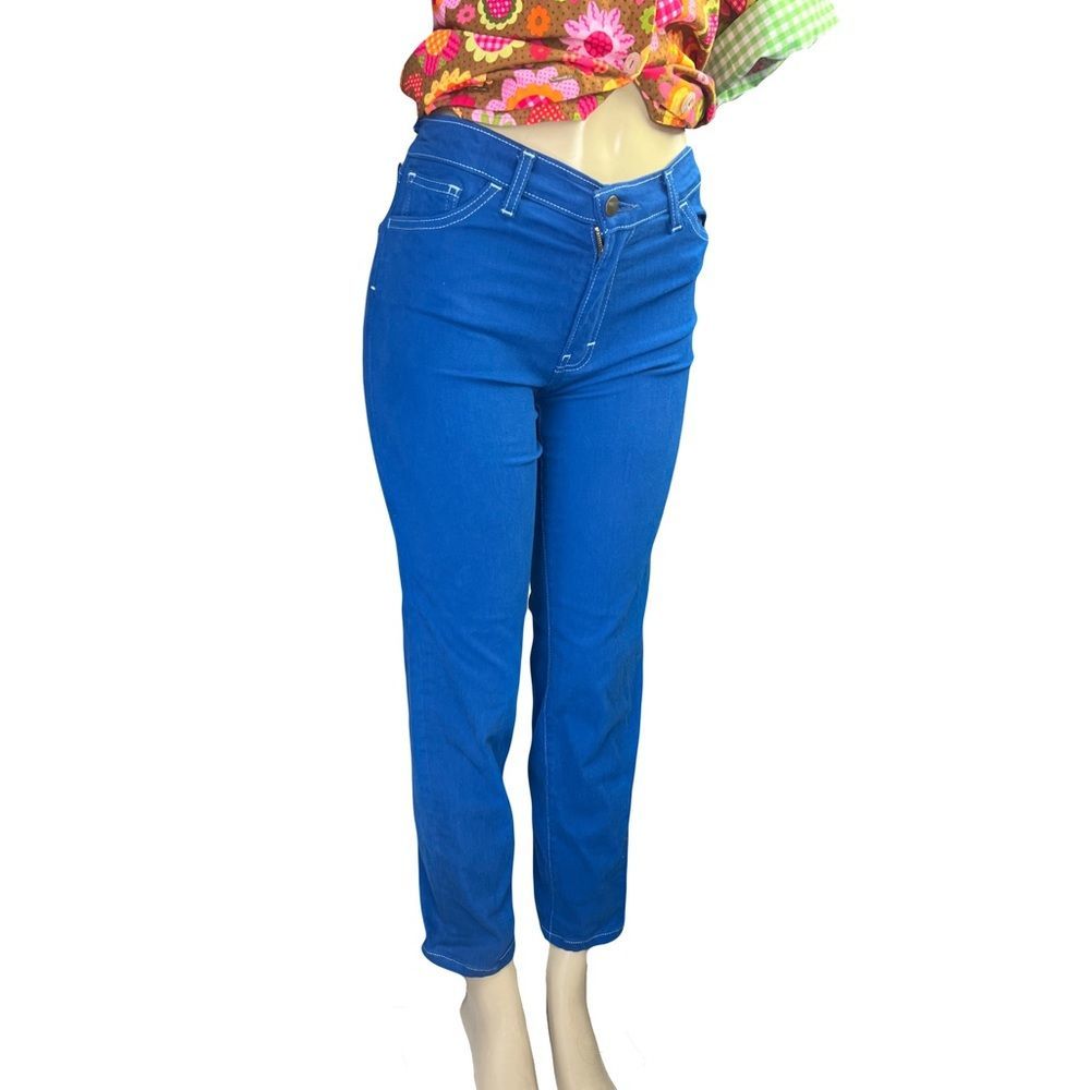 Blue Delta Jeans In Blue